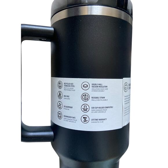 Stanley Quencher H2.0 Flowstate Tumbler 40oz - Black - Picture 3 of 6